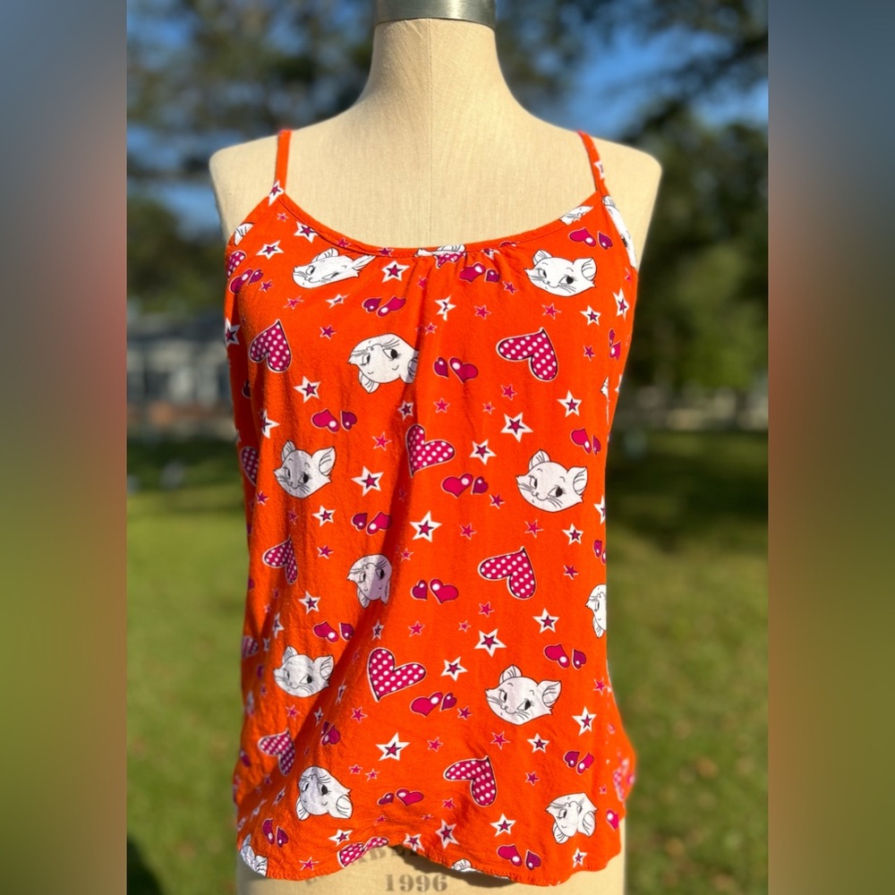 Disney The Aristocats Marie Cat Inspo Spaghetti Strap Cami Top